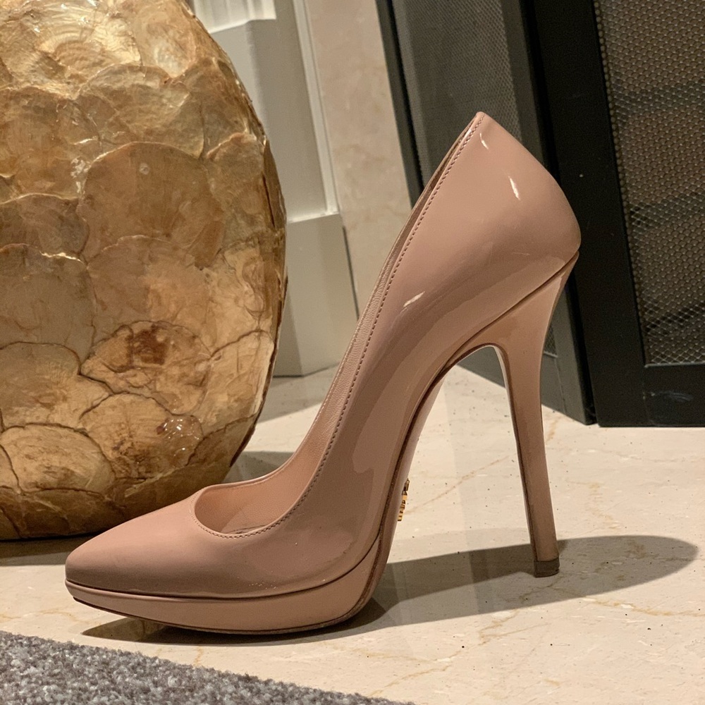 Prada platform pump